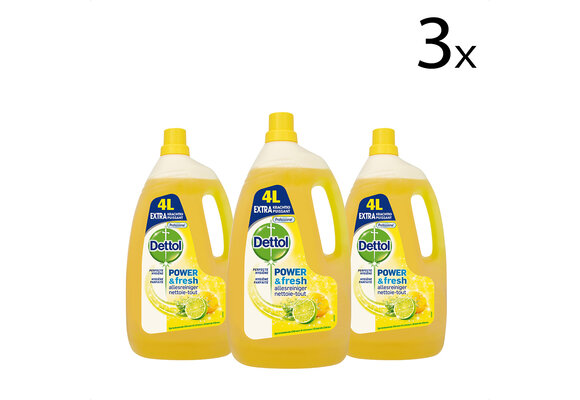 Dettol Allesreiniger Citrus - 4L x3