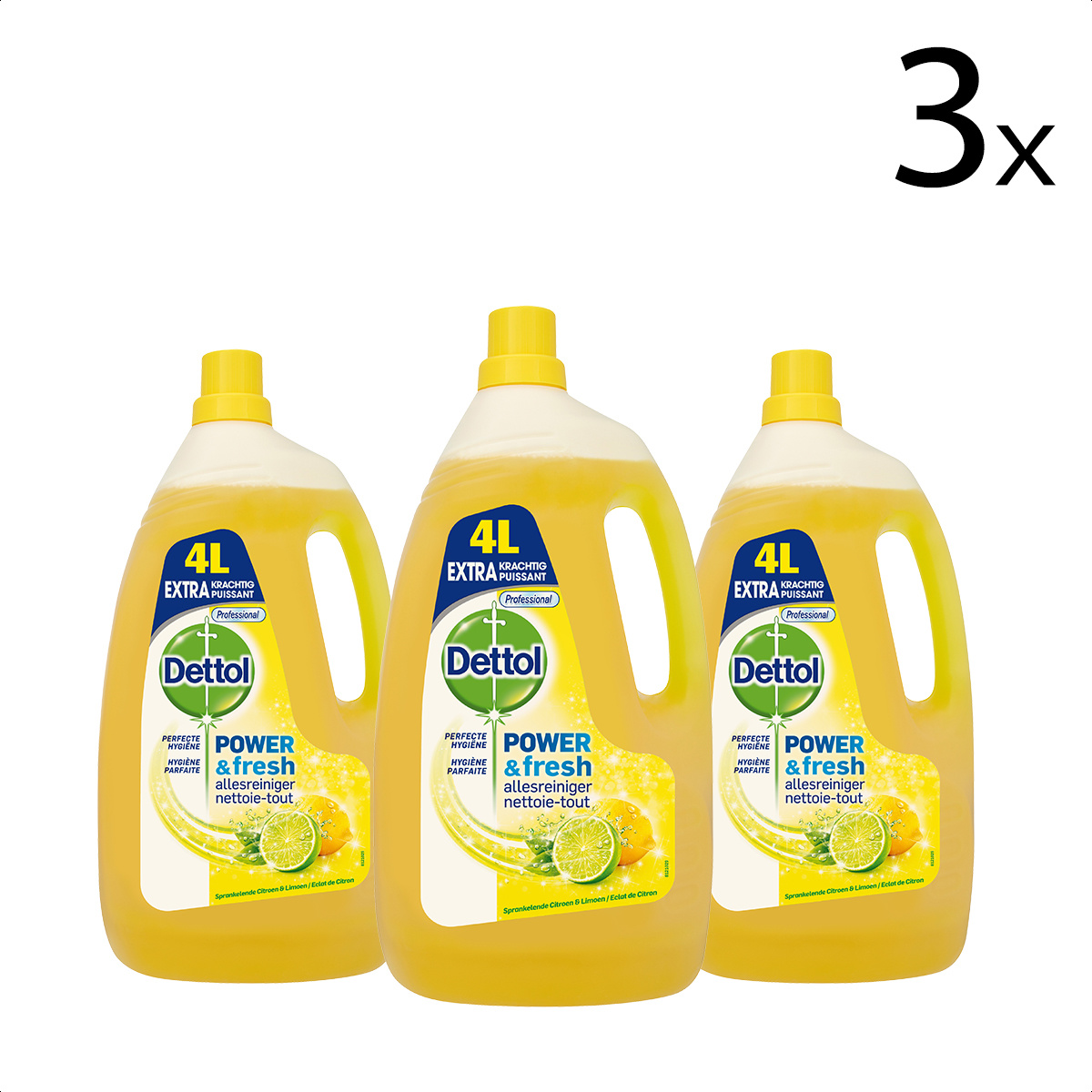 Dettol Allesreiniger Citrus - 4L x3