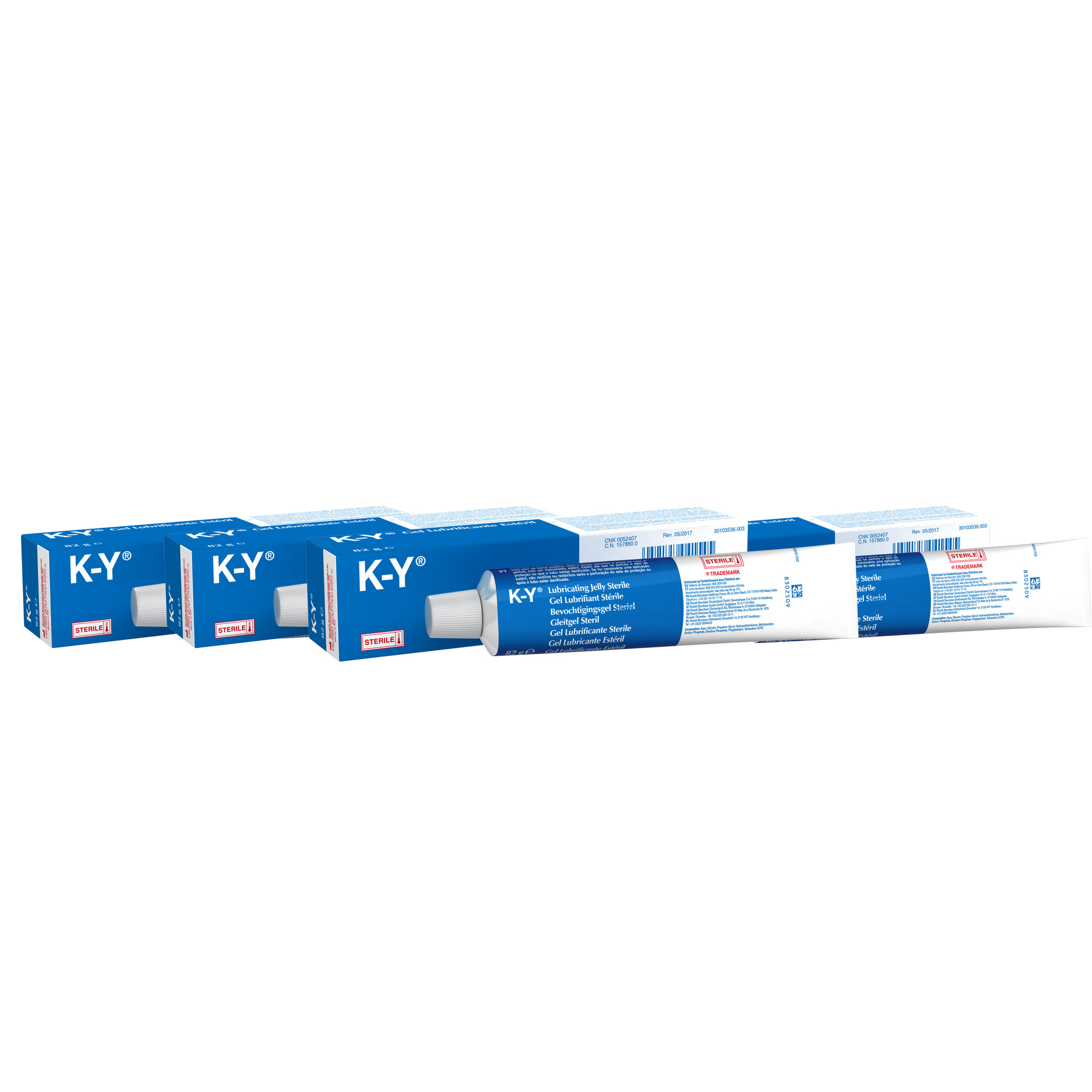 K-Y Bevochtigingsgel Steriel Glijmiddel - 82ml x4