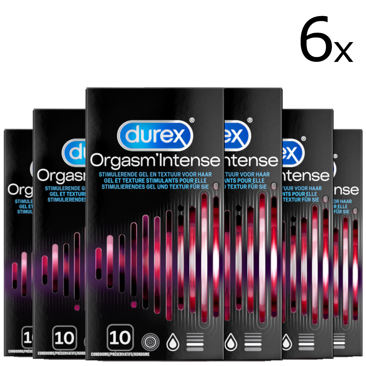 Durex Condooms Orgasm Intense 10st x6