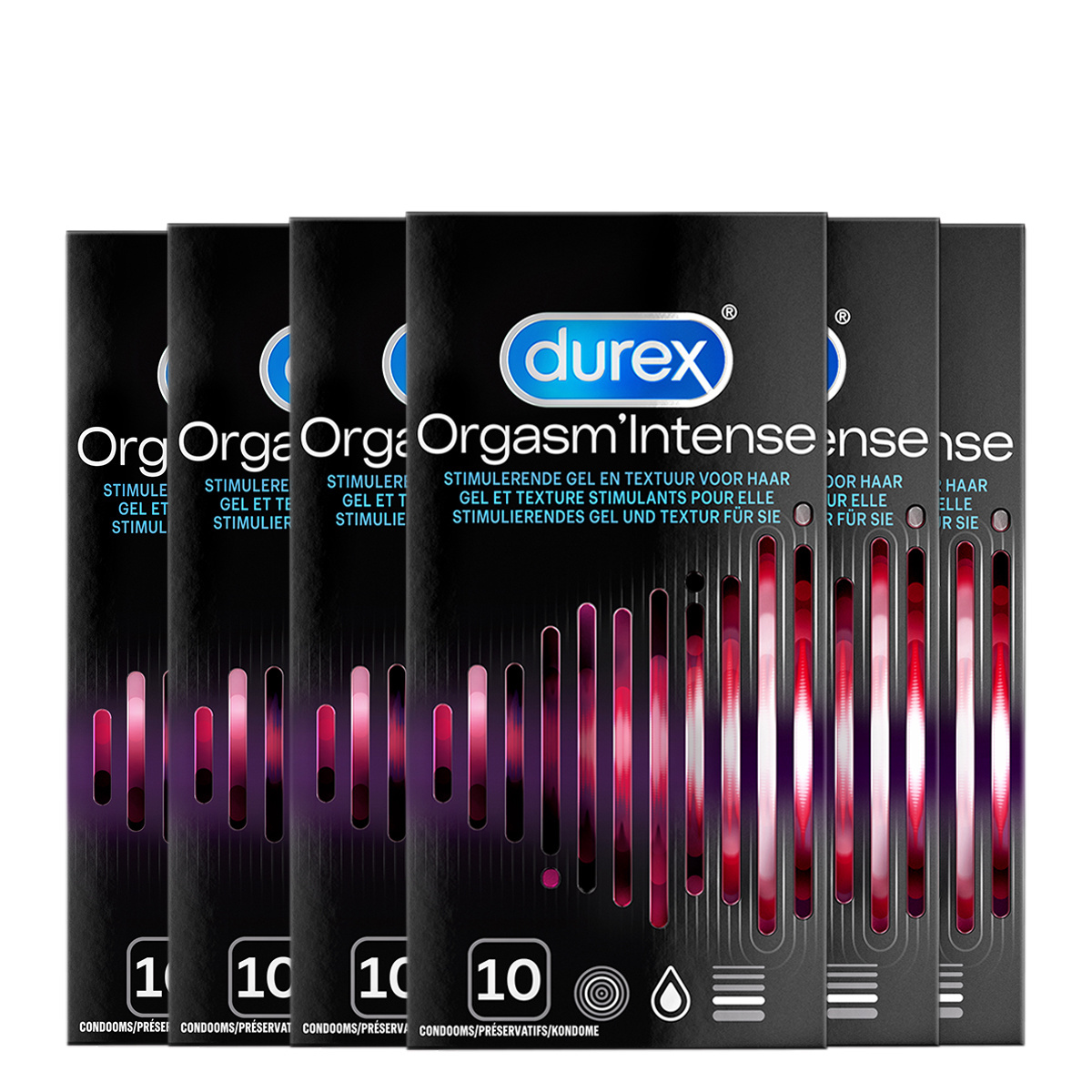 Durex Condooms Orgasm Intense 10st x6