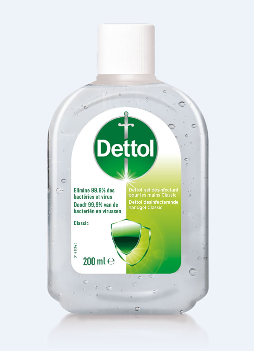 Dettol Handgel - Hygiene - Verwijdert 99,9% van de bacteriën en virussen  - 200ml