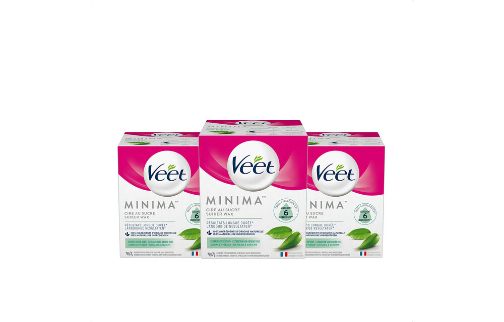 Veet Pot Oriëntaalse Wax Minima - Groene Thee x3