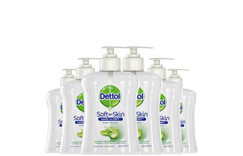 Dettol Handzeep - Verzachtend â€“ Aloe Vera - 250ml x6