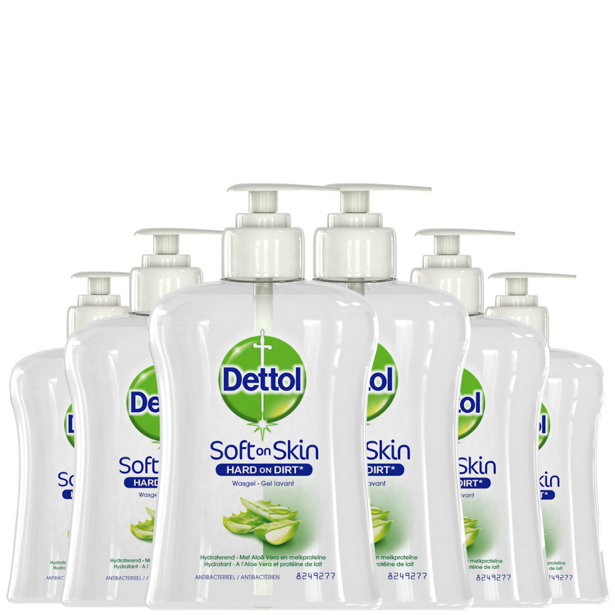 Dettol Handzeep - Verzachtend â€“ Aloe Vera - 250ml x6