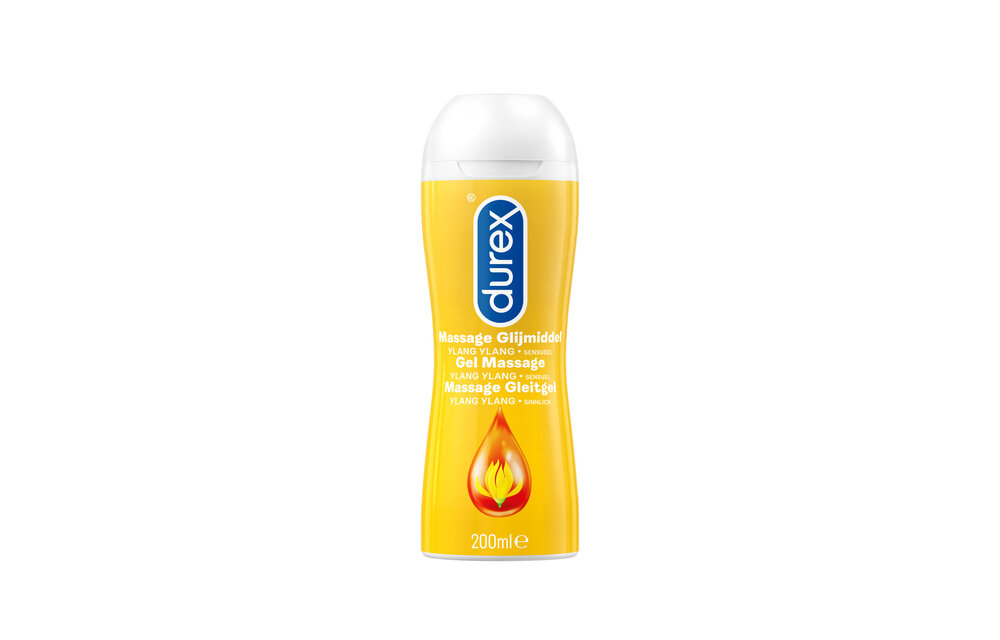 Durex Massage Olie en Glijmiddel 2-in-1 - Sensual met Ylang Ylang - 200ml