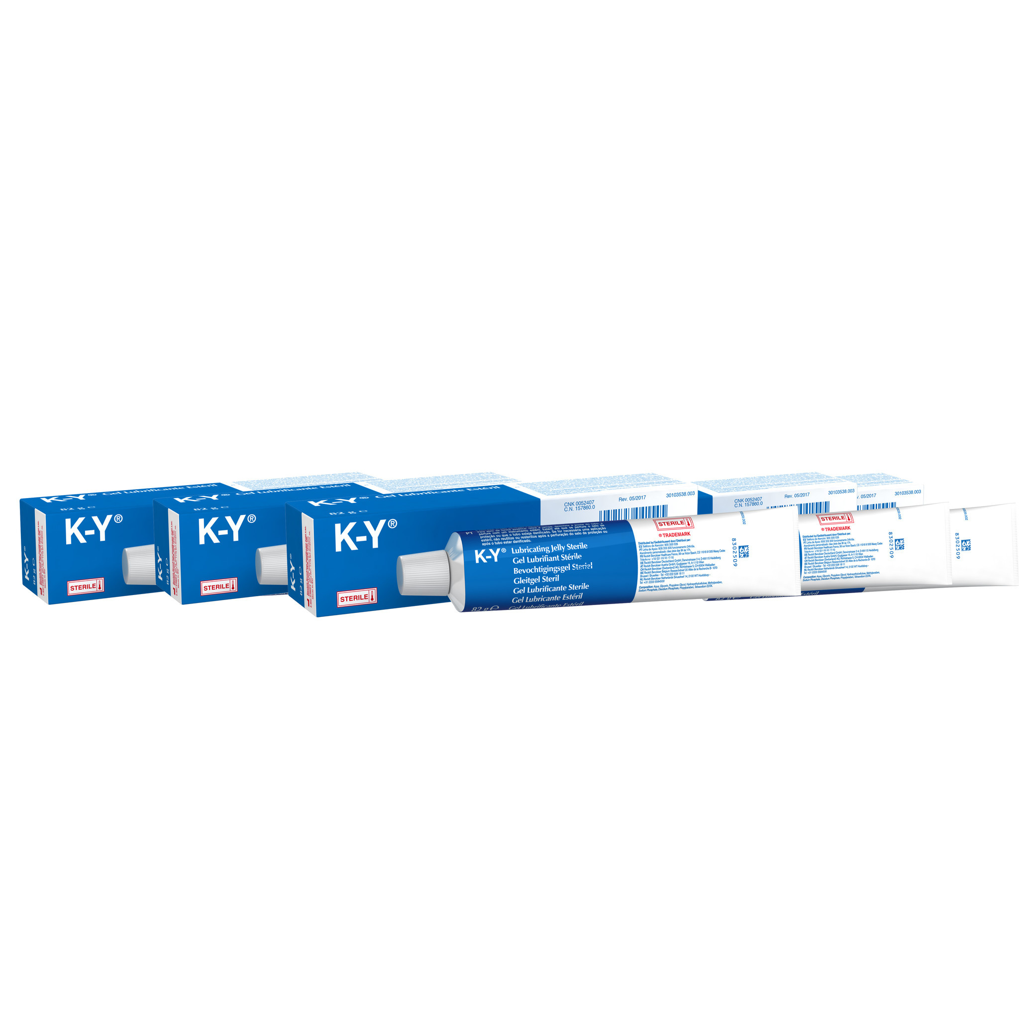 K-Y Bevochtigingsgel Steriel Glijmiddel - 82ml x5