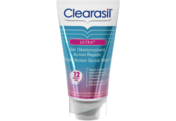 Clearasil Reinigingsgel Ultra Rapid Action Scrub Wash 150 ml