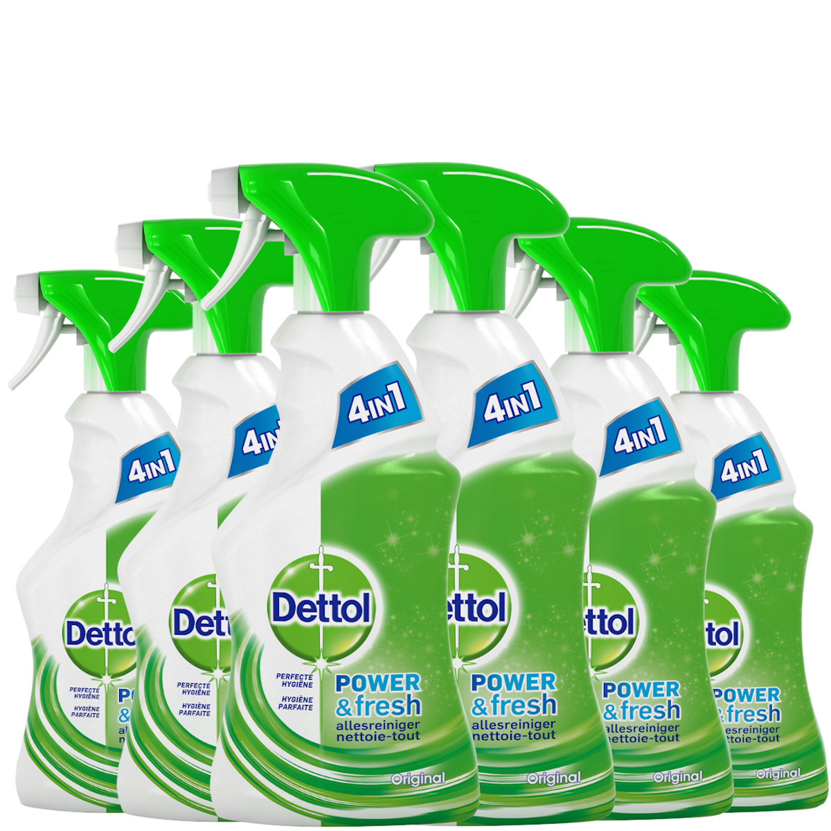 Dettol Allesreiniger Spray Power & Fresh - Original - 500ml x6