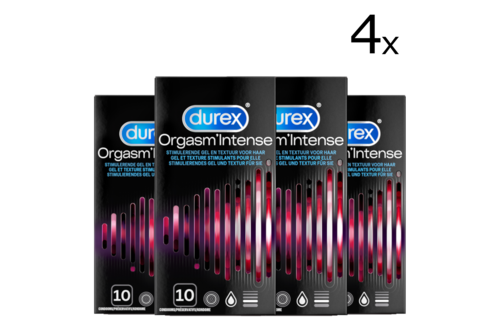 Durex Condooms Orgasm Intense 10st x4