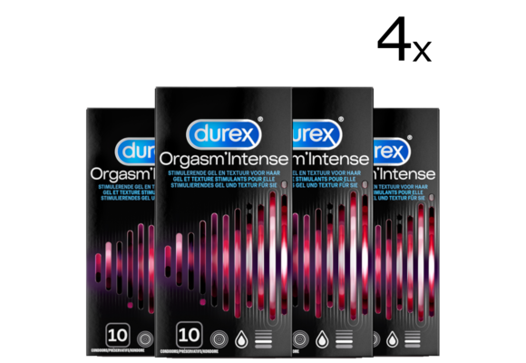Durex Condooms Orgasm Intense 10st x4