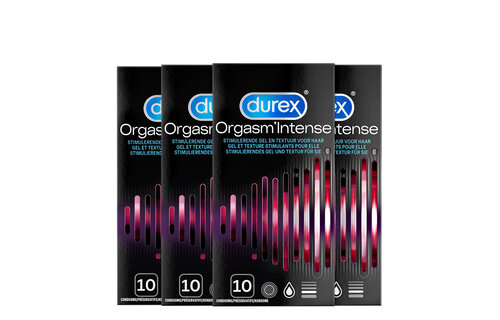 Durex Condooms Orgasm Intense 10st x4