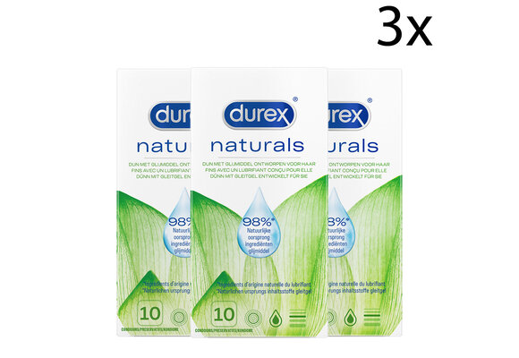 Durex Condooms Natural 10st x3