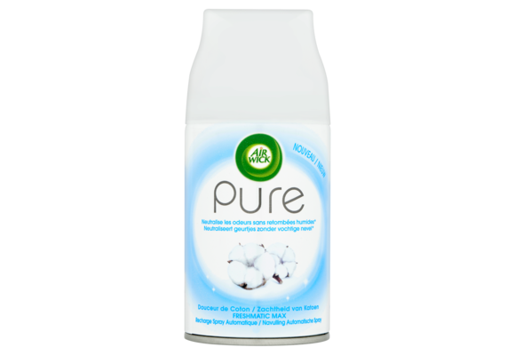 Air Wick Freshmatic Automatische Spray Luchtverfrisser - Pure Zachtheid van Katoen - Navulling 250ml