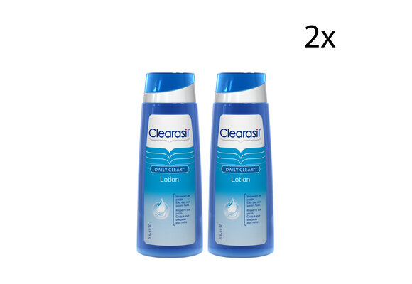 Clearasil Reinigingslotion Daily Clear 200ml x2