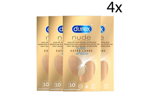 Durex Condooms Nude XL 10st x4