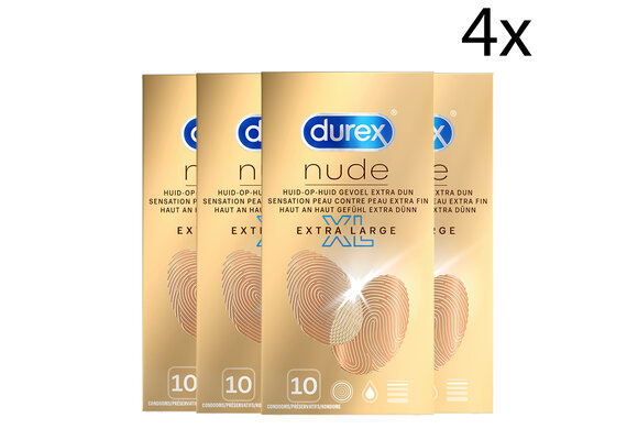 Durex Condooms Nude XL 10st x4