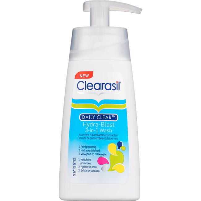 Clearasil Reinigingslotion Daily Clear 3-in-1 Wash 150ml x3