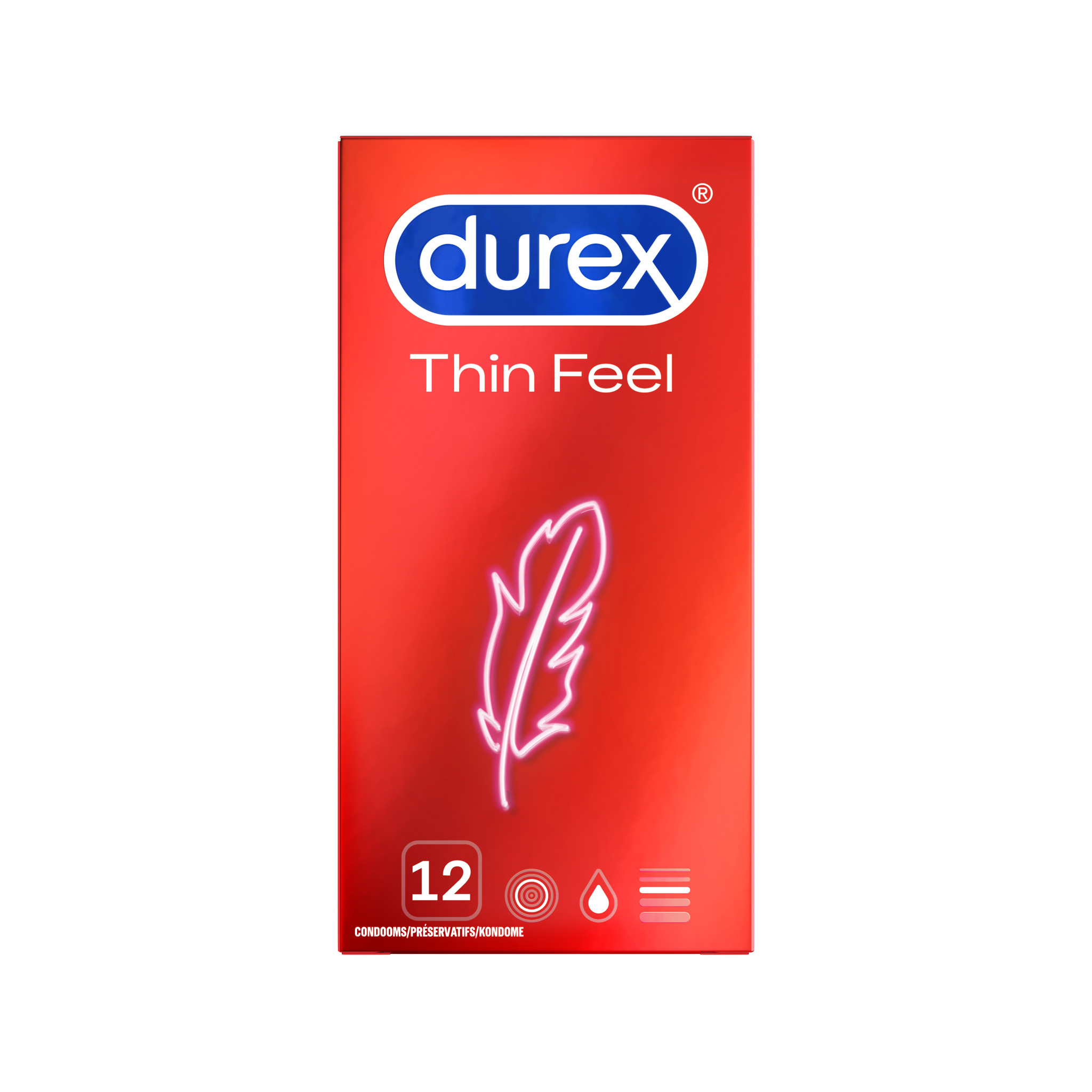Durex Condooms Feel Thin 12st