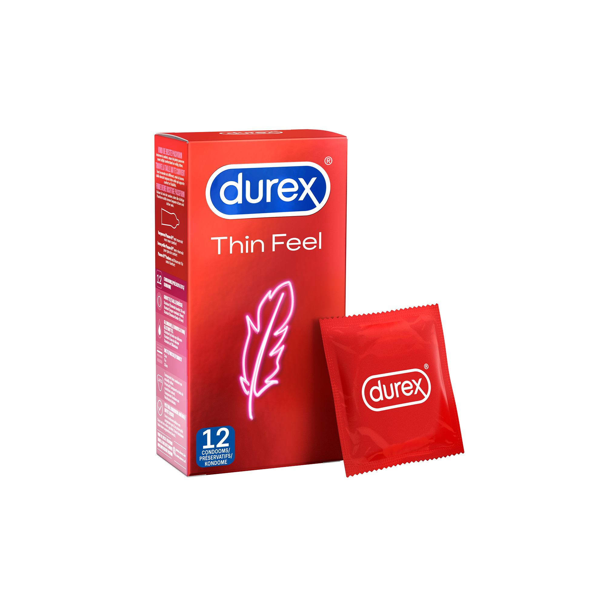 Durex Condooms Feel Thin 12st