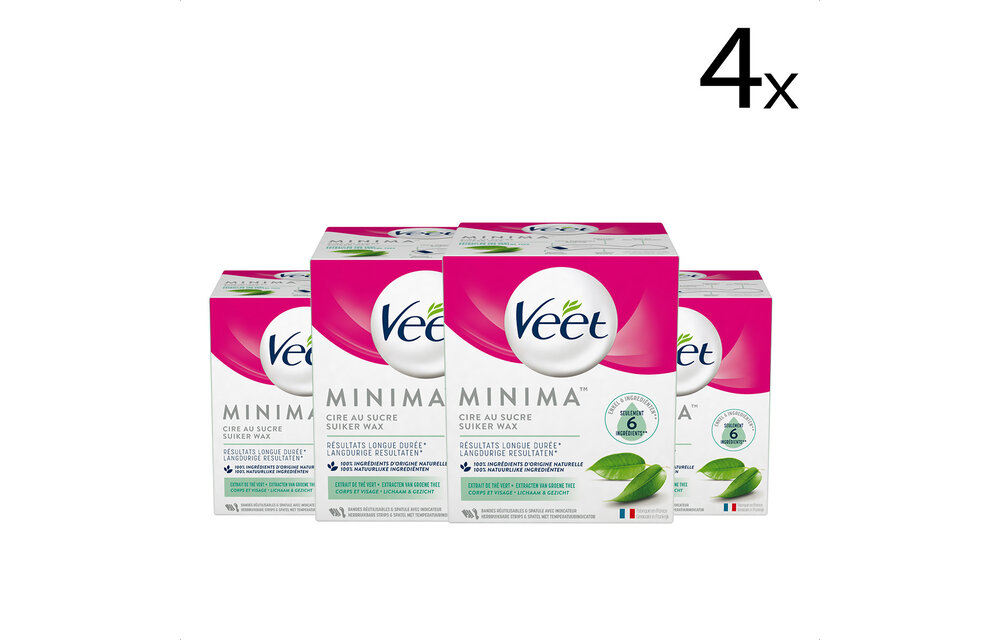 Veet Pot Oriëntaalse Wax Minima - Groene Thee x4