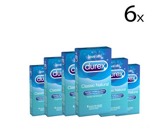 Durex Condooms Classic Natural 6st x6