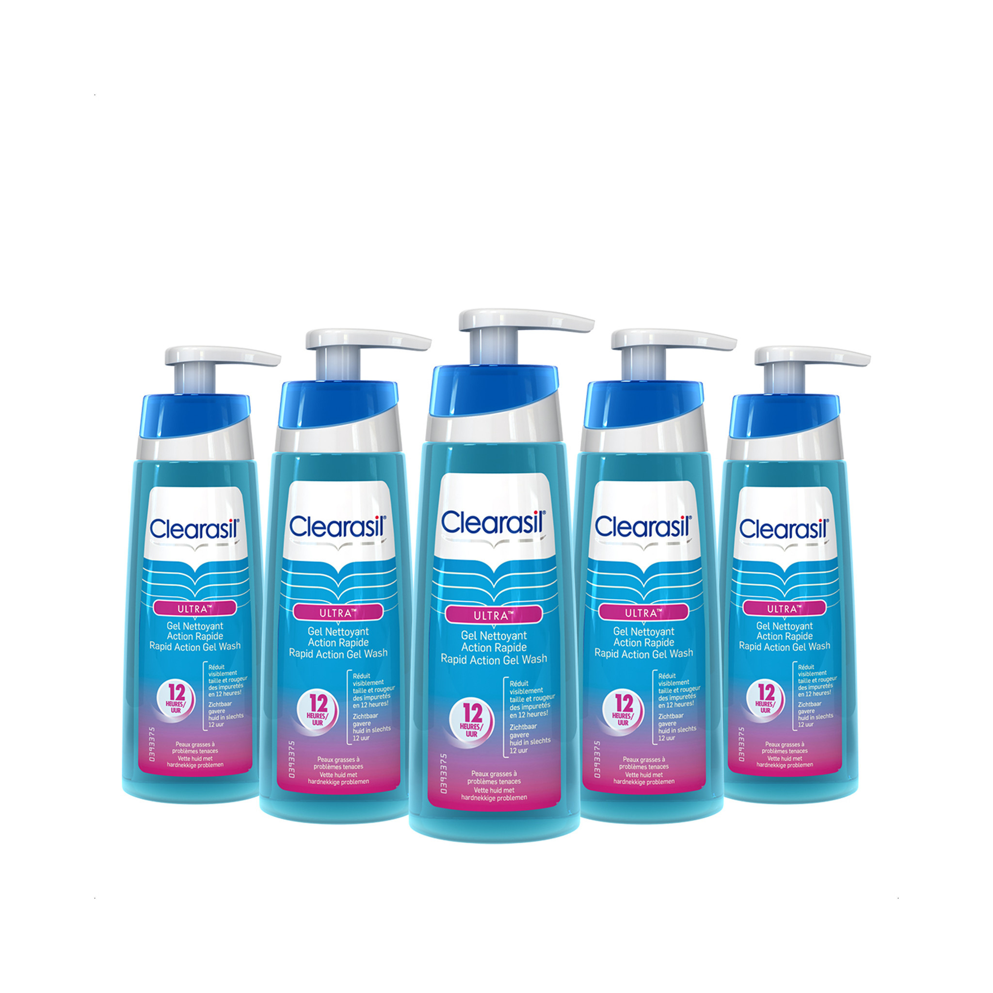 Clearasil Wasgel Ultra Gel Wash 200ml x5