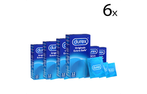 Durex Condooms Extra Safe 12st x6