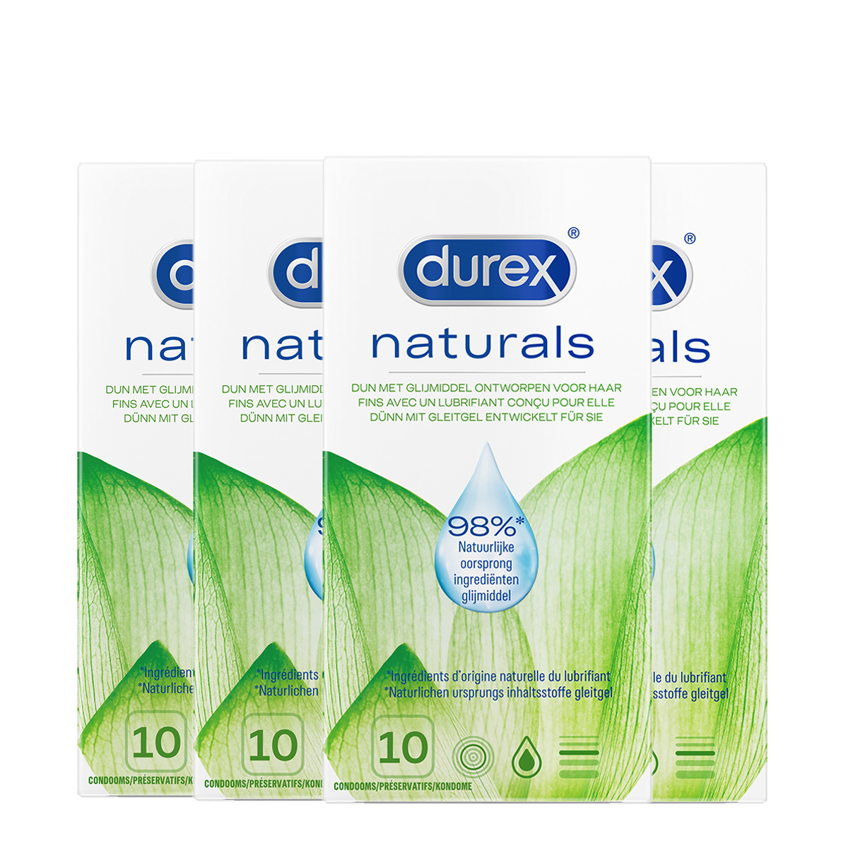 Durex Condooms Natural 10st x4