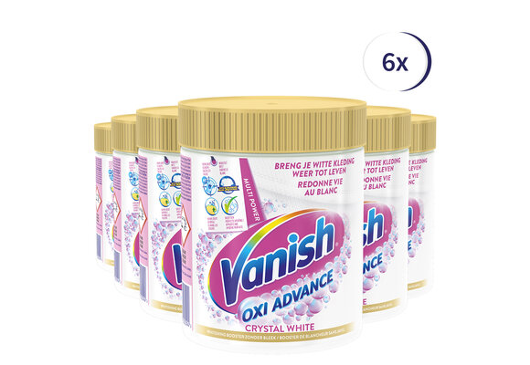 Vanish Oxi Advance Multi Power Crystal White Powder 470 gr x6