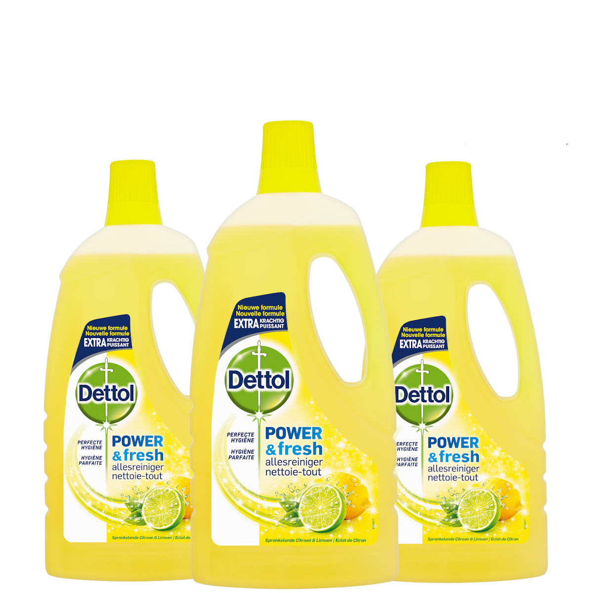 Dettol Allesreiniger Power & Fresh - Citrus - 1L x3
