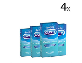 Durex Condooms Classic Natural 6st x4