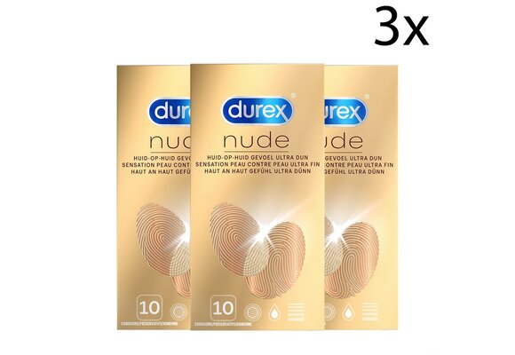 Durex Condooms Nude 10st x3