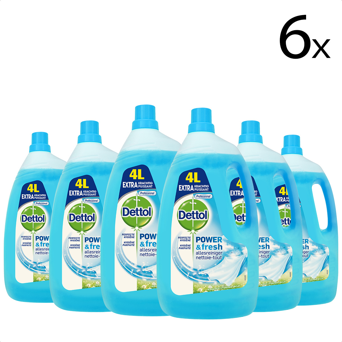 Dettol Allesreiniger Katoenfris - 4L x6