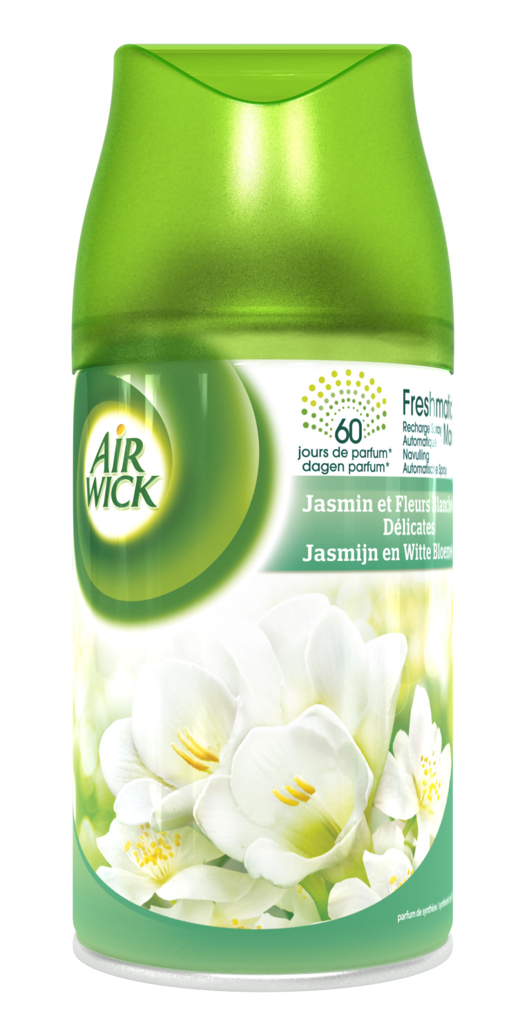 Air Wick Freshmatic Automatische Spray Luchtverfrisser - Jasmijn en Witte Bloemen - Navulling 250ml