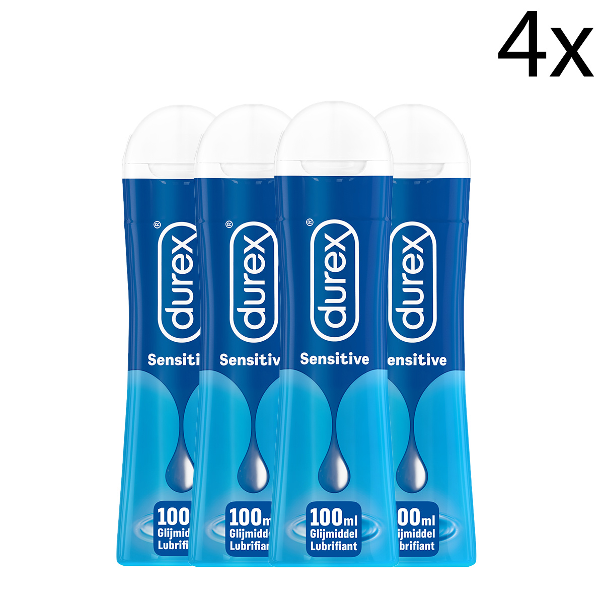 Durex Glijmiddel Play Sensitive 100ml x4