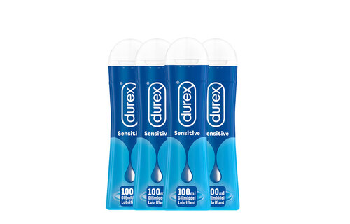 Durex Glijmiddel Play Sensitive 100ml x4