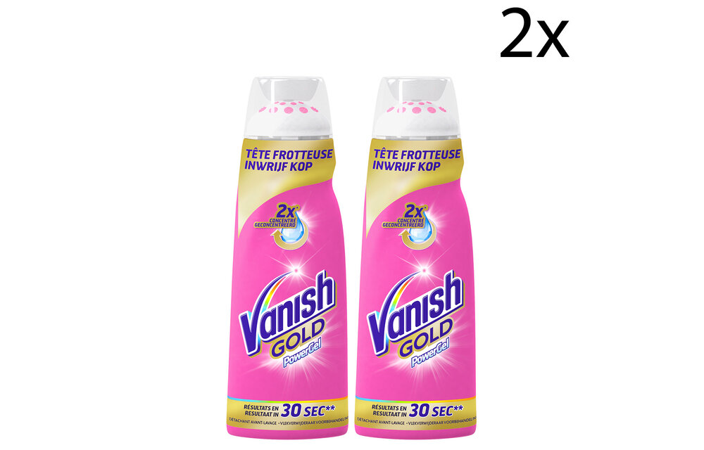 Vanish Oxi Action Powergel Vlekverwijderaar - 200ml x2