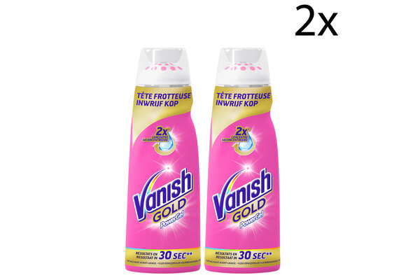 Vanish Oxi Action Gold Powergel Vlekverwijderaar - 200ml x2