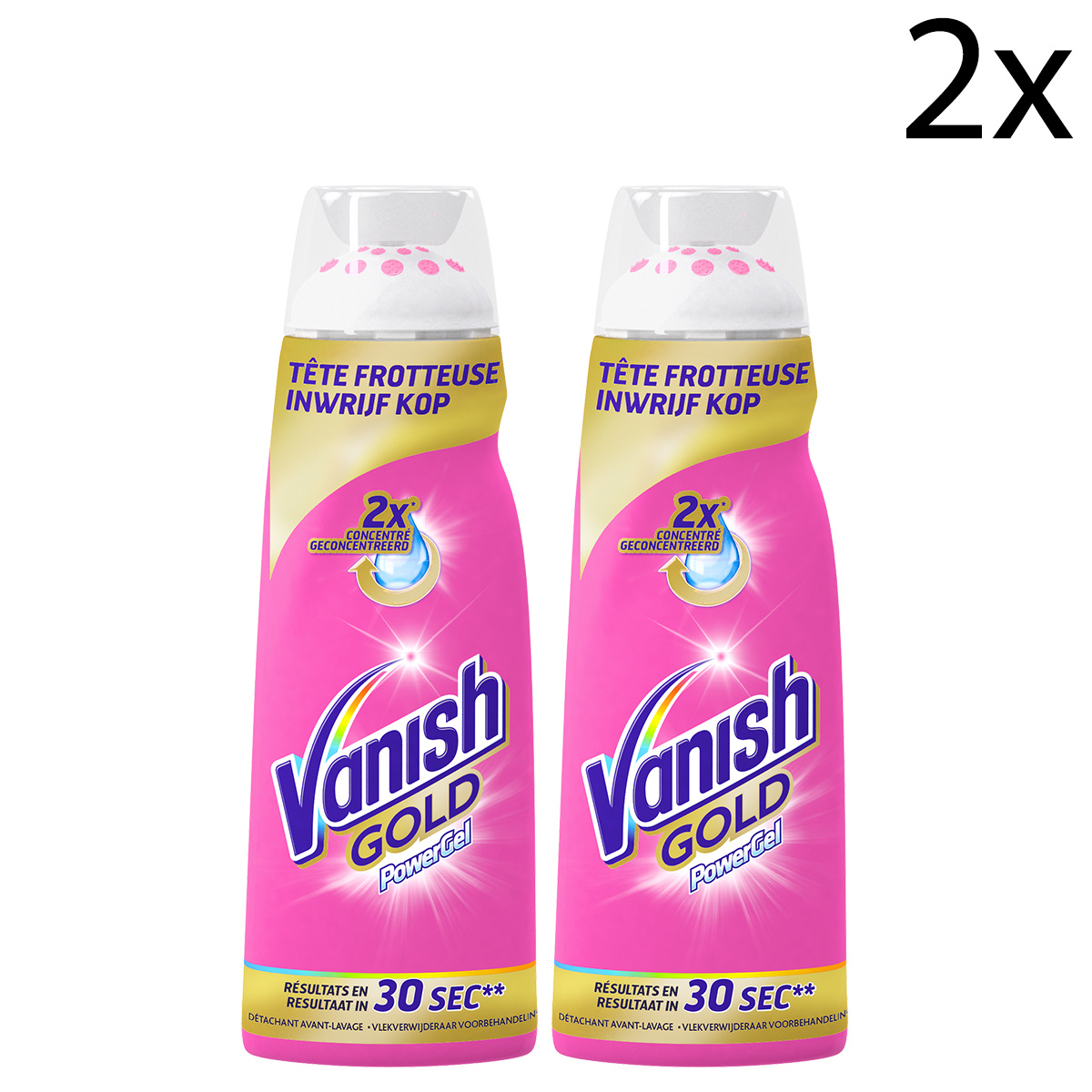 Vanish Oxi Action Powergel Vlekverwijderaar - 200ml x2