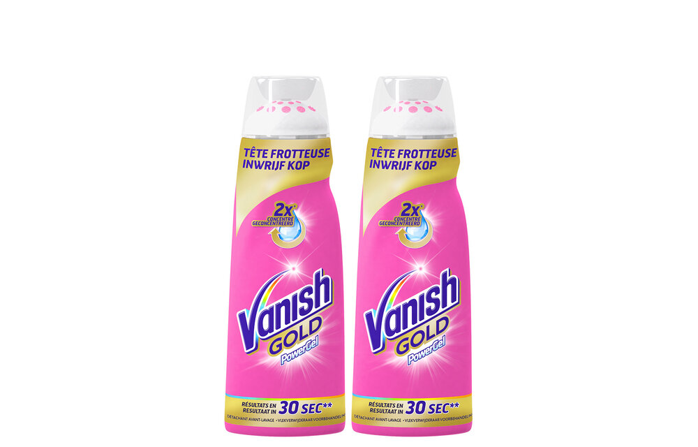 Vanish Oxi Action Powergel Vlekverwijderaar - 200ml x2