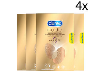 Durex Condooms Nude No Latex 20st x4
