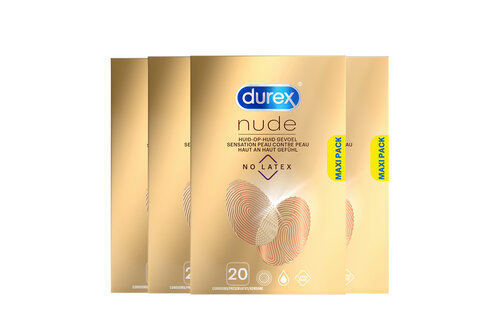 Durex Condooms Nude No Latex 20st x4
