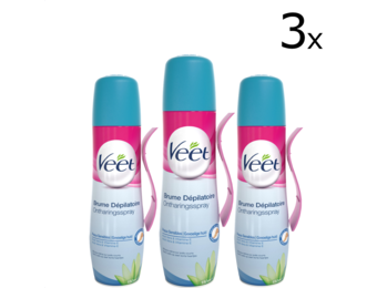 Veet Ontharingsspray - Gevoelige huid - 150ml x3