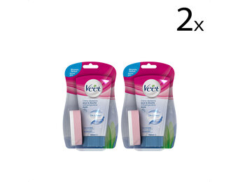 Veet Ontharingscrème  - Gevoelige Huid - In-Shower - 150ml x2