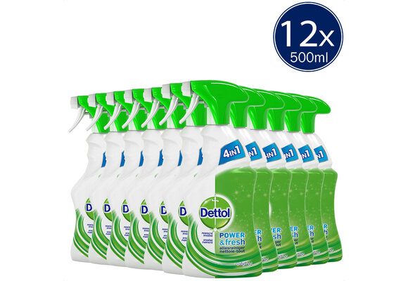 Dettol Allesreiniger Spray Power & Fresh - Original - 500ml x12