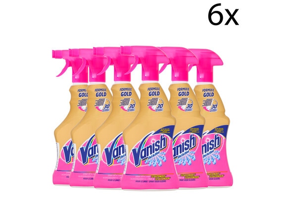 Vanish Oxi Action Gold Vlekverwijderaar Spray - 500ml x6