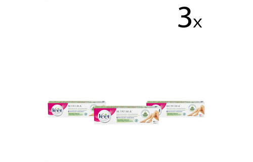 Veet Ontharingscreme - Droge Huid - Minima - 200ml x3