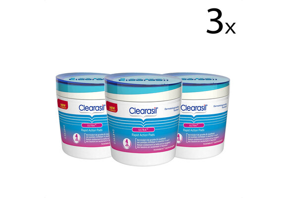 Clearasil Reinigingsdoekjes Ultra Pads 65 stuks x3