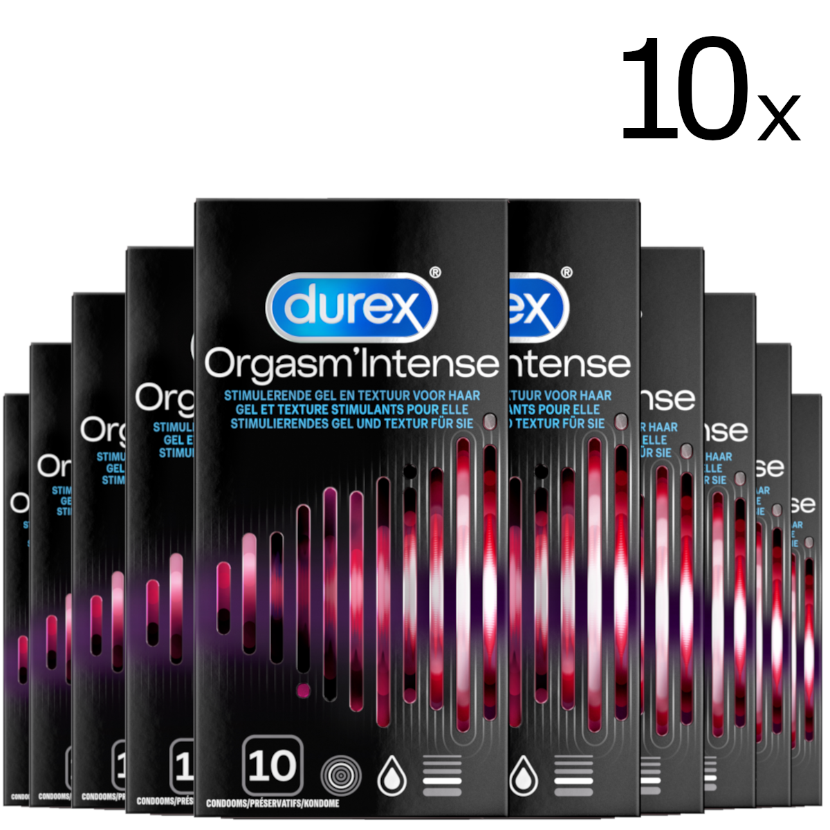 Durex Condooms Orgasm Intense 10st x10